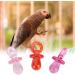 PSOP 50 Pieces Colorful Bird Parrot Nipple Chew Toys - Plastic Pacifier Pet Teeth Toys & DIY Accessories - Buy Online on GoSupps.com