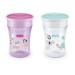 NUK Evolution 360 Cup 8 oz Pink 2-Pack for 8+ Months â€“ BPA-Free Toddler Sippy Cups - Buy Online on GoSupps.com