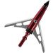 RAGE Chisel Tip 2 Blade Broadhead 100 Grain with Shock Collar Technology - Red (3 Pack) | Model 65100 - Buy Online on GoSupps.com