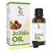 Nature Pure Jojoba Oil 50ml vegan 100 cold pressed Jojoba Oil Antiaging and antiwrinkle serum for face body hair hands nails and skin natural pure base oil