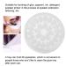 50pcs Disposable Eyelash Glue Holder - Transparent Plastic Eyelash Extension Glue Stand Pad for Professional Use - Buy Online on GoSupps.com