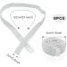 EUPSIIU 8 Pcs Fix Leg Bag Straps Urine Drainage Bag Strap Catheter Fix Leg Strap Fixation Tapes Velcro Strap Catheter Tube Holder Catheter Leg Strap for Incontinence Urine Bag (White) - Buy Online on GoSupps.com