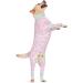 Rehabilitation Suit for Medium & Large Dogs - Breathable Full Body Pajamas for Post-Op Care Cone Collar Alternative Skin Protection - Size 34 Pink - Buy Online on GoSupps.com