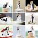 TOUFA Cake Topper Synthetic Resin Bride & Groom Wedding Cake Topper Romantic Wedding Party Decoration Adorable Figurine Craft Gift Black & White 4 - Buy Online on GoSupps.com