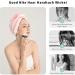 Super Absorbent Hair Turban Towel Set - 3 Pack Quick Dry Microfiber Caps for Long Curly Hair (Pink Purple Gray) Ideal for Women & Girls - Buy Online on GoSupps.com