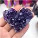 Crystal Rough for Natural Heart-Shaped Amethyst Quartz Crystal Cluster Specimen Decor Crystal Quality Gem Home Decor - Buy Online on GoSupps.com