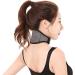 Xinchi Self-Heating Neck Support Bandage - Adjustable Ergonomic Neck Collar for Pain Relief | Breathable Velcro Fastener - Unisex Black - Buy Online on GoSupps.com