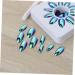 FOMIYES 56 Pcs Metallic Nail Art Decals Calcomanias para U as Full Cover Nails Women Nail Art Sticker Nail Powder Mirror Nail Stickers Flowers Girl Nail Stickers Nail Polish As Shownx2pcs 28pcsx2pcs - Buy Online on GoSupps.com