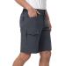 Moosehill short pants men hiking trousers cargo shorts water -repellent with 6 bags light breathable mtb pants cycling pants bike pants manner short bermuda treking outdoor pants summer dark gray xxl