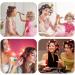 Anself Self Holding Hair Rollers 48mm - 10 Pack Salon Hairdressing Curlers DIY Curling Tool - Buy Online on GoSupps.com