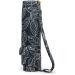 ELENTURE Yoga Mat Bag - Navy Blue Leaf | Full-Zip Carrier for 1/4 1/3 Thick Mats | Gym Bag with Pockets and Adjustable Strap - Buy Online on GoSupps.com