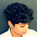 Black Pixie Cut Wig for Women - Short Curly Layered Synthetic Hair Wigs - Buy Online on GoSupps.com