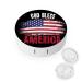 God Bless America Round Case For Contact Lens Kit Storage Box with Mirror Printed