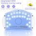 NAILGIRLS 48W Portable Gel UV LED Nail Lamp - Professional Salon Curing Lamp with 3 Timer Modes - Smart Sensor - White - Buy Online on GoSupps.com
