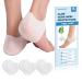 3 Pairs Silicone Heel Protectors with Aloe Vera Extract - Sumiwish Plantar Fasciitis Heel Cup for Cracked Heel Achilles Tendonitis and Dry Cracked Heel Gel Heel Pads for Women & Men