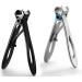 QXSJEDYCH Nail Clippers Stainless Steel Large Mouth Nail Clipper Anti-Splash Nail Clipper Single Large Thick Toenail Scissors Nails Silver - Buy Online on GoSupps.com