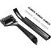 Metal Leather Skiver and Safety Beveler DIY Cutting Tool Kits with 6 Pieces Skiver Blades for Leather Craft DIY and Leather Making - Buy Online on GoSupps.com