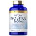 Carlyle Inositol Capsules 2600mg | 200 Count | Non-GMO, Gluten Free Myo-Inositol Supplement