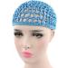 Handmade Women's Mesh Crochet Hair Net in Black - Sleep Cap Head Scarf Bonnet Snood Cover - Buy Online on GoSupps.com