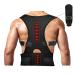 Magnetic Therapy Posture Support Back Brace -FDA Approved Medical Grade Adjustable Posture Corrector Brace Shoulder Back Support Belt- Relieves Neck Back and Spine Pain (XXL)
