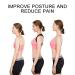 Adjustable Back Brace Support Invisible Shoulder Posture Corrector Spine Neck Health Correction Belt Home Office Unisex Black S - Buy Online on GoSupps.com
