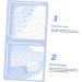 HANABASS Box Rabbit Toilet Rabbits Training Toilet Ferret Cage Small Animal Rabbit Bedding Rat Cage Bunny Pp 25X20X10CM Blue - Buy Online on GoSupps.com
