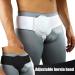 Yosoo Health Gear Groin Hernia Support Belt with Adjustable Waist Strap and Removable Compression Pads for Men and Women - Black - Buy Online on GoSupps.com