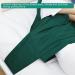 tinysiry Patient Restraint Clothing Bed-Ridden Elderly Collarless Back Buttons Long Bandage Bedridden Top Sweat-Absorbing Patients Bedridden Clothes for Rehabilitation Patients Green M - Buy Online on GoSupps.com