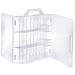 Foraineam Double Sided Clear Nail Polish Organizer Box - Holds 48 Bottles with Adjustable Dividers - Nail Tools Holder Case - 2 Pieces - Buy Online on GoSupps.com