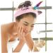 VALICLUD Unicorn Makeup Headband Cute Shower Hairband Women Girls Spa Headband for for Washing Face Spa Makeup Shower Bath Sports Pink - Buy Online on GoSupps.com