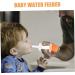 Toyvian Baby Feeder Squeeze Silicone Pacifier - 2 Pack for Baby Food & Fluids - Push-Type Design (Orange) - Ideal for Toddlers - Buy Online on GoSupps.com