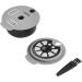 Dosette caf rechargeable Bosch pour machines Tassimo kit d'accessoires avec couvercles en silicone et outils de nettoyage (B) - Buy Online on GoSupps.com