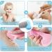 2 PCS Super Soft Exfoliating Bath Sponge Set - Gentle 3D Magic Dead Skin Remover for Spa-Like Shower Experience - Reusable for Adults & Children - Blue Pink - Buy Online on GoSupps.com