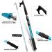 SAN LIKE Telescopic Boat Hook - Floating, Durable, Rust-Resistant with Luminous Bead Push Pole - Blue Black Camouflage - Aluminium Alloy - 2.63-6.75FT (Float) - Buy Online on GoSupps.com