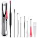 Mooshy 8 piece of ear cleaning set ear cleaning set stainless steel ear witty removal of ear cleaner set storage box kit for removing ear wax ear cleaners for adults and children