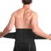 Siopob Back Brace | Anti-Skid Lumbar Support - Lower Back Brace With Adjustable Support Straps Anti-Skid Sweat- Band Com-fortable Gym Accessories Black Size S - Buy Online on GoSupps.com