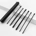 Nipogear 6pcs Stainless Steel Ear Cleaning Kit - Black | Ear Wax Removal & Ear Scoop Tool Set - Buy Online on GoSupps.com