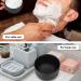 Premium Karlak Men's Stainless Steel Shaving Soap Bowl - Ideal for Facial Hair Cleaning & Razor Foam - Buy Online on GoSupps.com