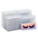 30-Pack Holographic Silver Empty Lash Boxes for False Eyelashes Lash Cases Empty Bulk Wholesale with Paper Card for Makeup Artists (4.4 x 2 Inches 0.55 Width) Silver Holographic