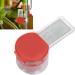 Reptile Terrarium Thermometer & Hygrometer - Digital LCD Temperature & Moisture Meter with Suction Cup for Pet Habitat (Red) - Buy Online on GoSupps.com