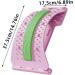 Back StretcherLumbar Stretcher Ergonomic Massage Traction Board Nonslip 3 Levels Adjustable for Muscle Relaxation Men Women Athletes Pink - Buy Online on GoSupps.com