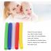 FafeICY 5-Piece Silicone Tooth Toy Set for Toddlers | Soft Hollow Baby Teething Rings | High-Quality Bite Toys - Buy Online on GoSupps.com