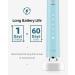 7am2m Sonic Electric Toothbrush with 6 Brush Heads for Adults and Kids Wireless Fast Charge One Charge for 60 Days 5 Modes with 2 Minutes Built in Smart Timer Electric Toothbrushes(Light Blue) No Travel Case Blue - Buy Online on GoSupps.com