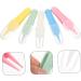 20-Piece Healeved Precision Tweezers Set for Baby Cleaning Supplies - Pink Round Head Booger Clip - Assorted Colors - Pack of 4 Medium Tweezers - Buy Online on GoSupps.com