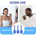 Healeved 3pcs Portable Tooth Cleaning Brushes - Durable Plastic Prison Toothbrushes for Effective Oral Care - Buy Online on GoSupps.com