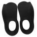 1 Pair Arch Support Inserts Orthotic Insole Correcting Plantar Fasciities Insoles Flatfoot Corrector Shoe Pads Cushion with Hole for O/x Type Leg Black L Black 16.00X7.00X3.50CM