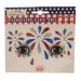 Patriotic Temporary Face Tattoos - 100pc Face Art for Memorial Day, 4th of July, Labor Day | Red White Blue Glitter | Election Party - Buy Online on GoSupps.com