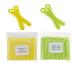 Orthodontic Ligature Ties Braces Dental O-ring Elastics Rubber Bands 2080Pcs 2Packs (Yellow+Kelly green)