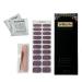 UV Gel Nail Foil - 20 Thin Purple Glitter Nail Polish Strips + Nail File & Cuticle Sticks | UVNAILS International Shipping - Buy Online on GoSupps.com