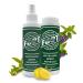 FOOT SENSE BUNDLE - FOOT SENSE All Natural Foot and Shoe Powder 3.5 oz & FOOT SENSE All Natural Shoe and Gear Spray 5 oz - Odor Fighting Combo